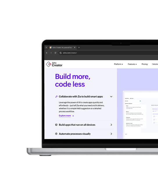 zoho custom solutions